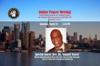 Saturday, March 28, Online Prayer Meeting  